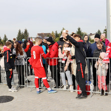 Uroczyste otwarcie stadionu piłkarskiego. Polska zagrała z Luksemburgiem